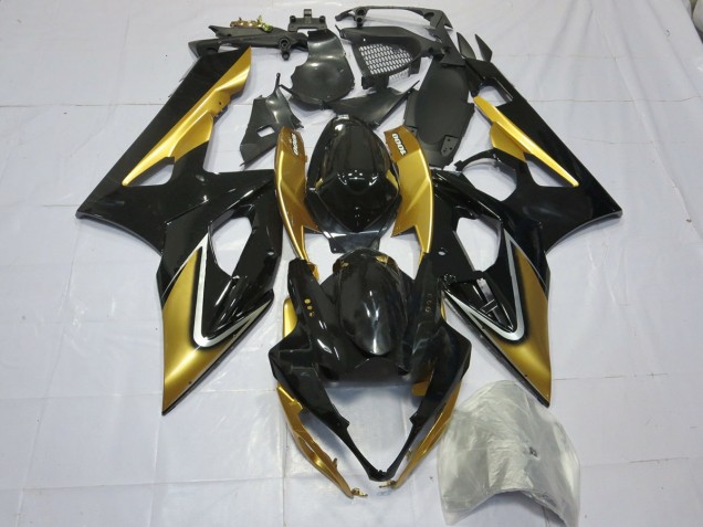 05-06 Gold & Schwarz GSXR 1000 Verkleidung