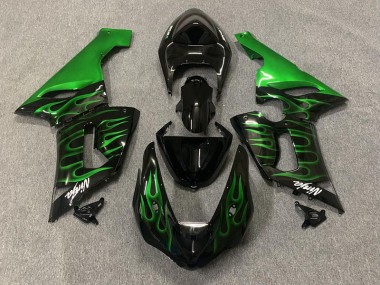 05-06 Grün Flamme ZX6R Verkleidung
