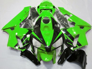 05-06 Grün-Schwarz-Design CBR600RR Verkleidung