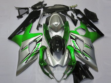 05-06 Grün-Silber & Schwarz GSXR 1000 Verkleidung