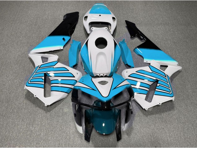 05-06 Hellblaue & Weiße Flügel CBR600RR Verkleidung