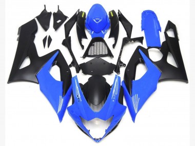 05-06 Hellglänzendes Blau & Matt Schwarz Unten GSXR 1000 Verkleidung