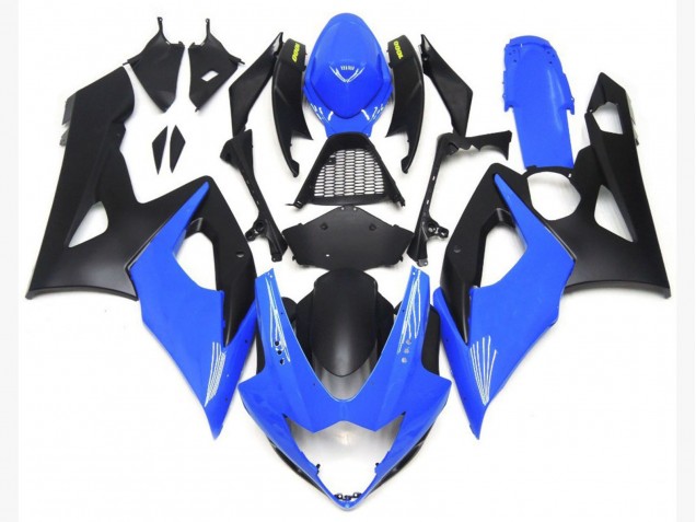 05-06 Hellglänzendes Blau & Matt Schwarz Unten GSXR 1000 Verkleidung