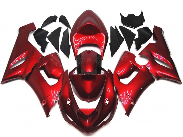 05-06 Kastanienbraun Rot ZX6R Verkleidung
