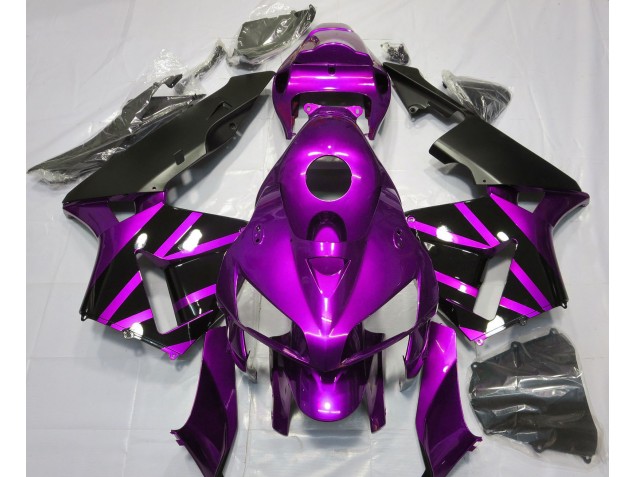 05-06 Lila-Schwarz-Design CBR600RR Verkleidung