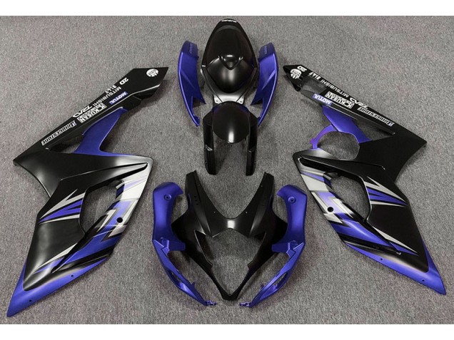05-06 Matt Schwarz & Blau GSXR 1000 Verkleidung