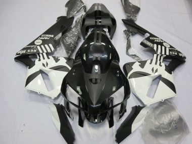 05-06 Matt Schwarz & Druckerlogos CBR600RR Verkleidung