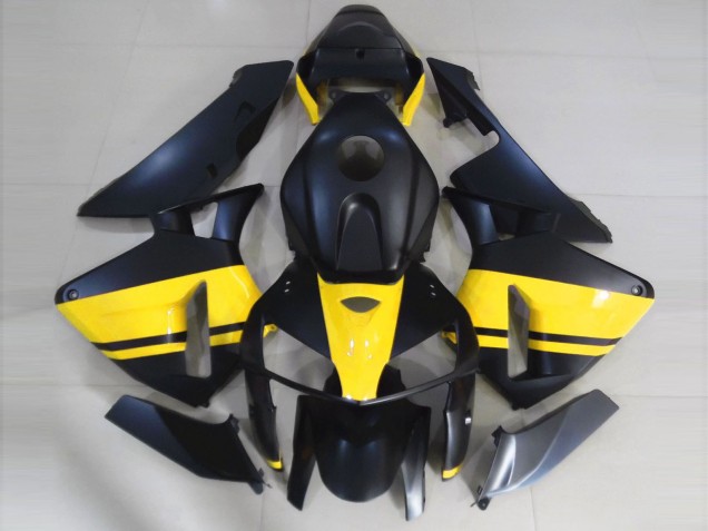 05-06 Matt Schwarz & Gelb Glänzend CBR600RR Verkleidung