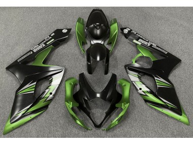 05-06 Matt Schwarz & Grün GSXR 1000 Verkleidung