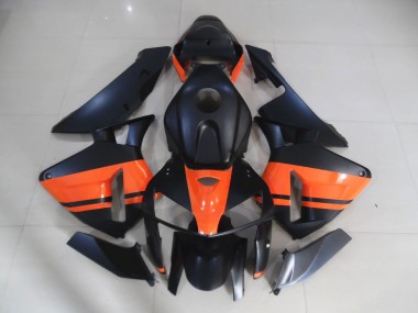 05-06 Matt Schwarz & Orange Glänzend CBR600RR Verkleidung