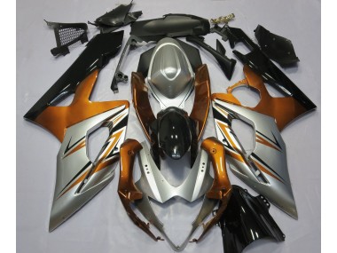 05-06 Orange Silber & Schwarz GSXR 1000 Verkleidung