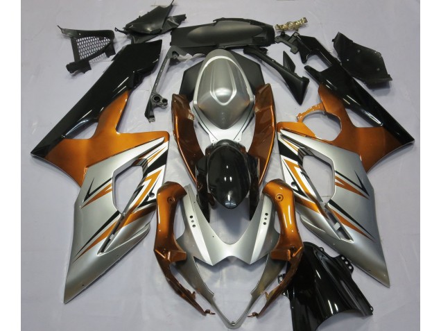 05-06 Orange Silber & Schwarz GSXR 1000 Verkleidung