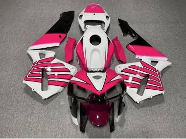 05-06 Rosa & Weiße Flügel CBR600RR Verkleidung