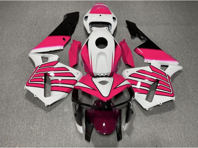 05-06 Rosa & Weiße Flügel CBR600RR Verkleidung
