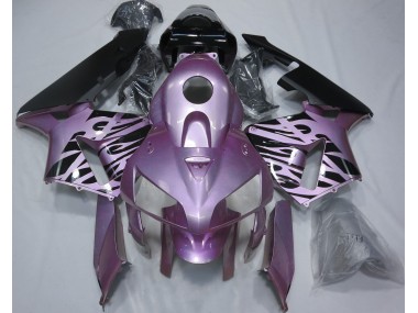 05-06 Rosaviolett Flamme CBR600RR Verkleidung