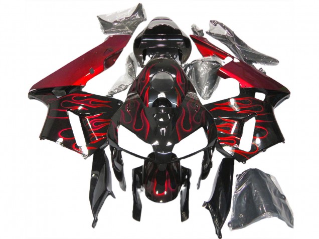 05-06 Rot Flamme CBR600RR Verkleidung