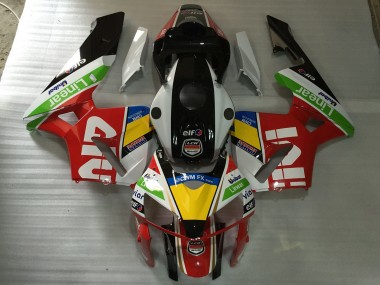 05-06 Weiß Rot Givi CBR600RR Verkleidung