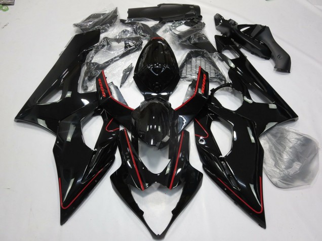 05-06 Rot Glänzend & Schwarz GSXR 1000 Verkleidung