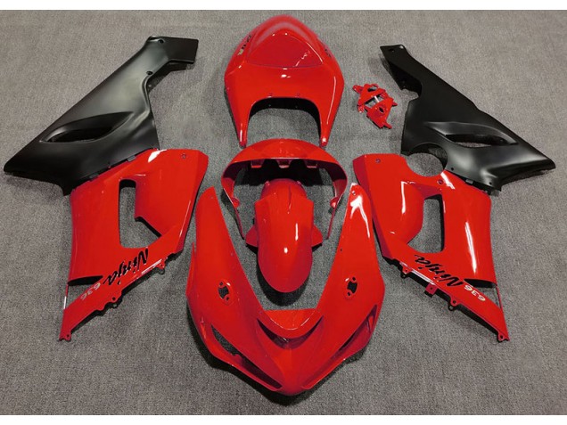 05-06 Rot Glänzend ZX6R Verkleidung