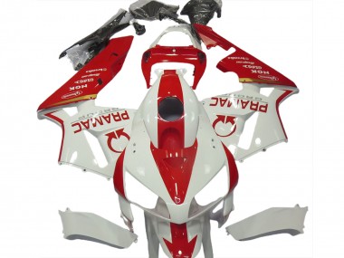 05-06 Weiß & Rot Individuell CBR600RR Verkleidung
