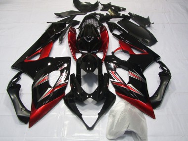 05-06 Rot & Schwarz Flare GSXR 1000 Verkleidung