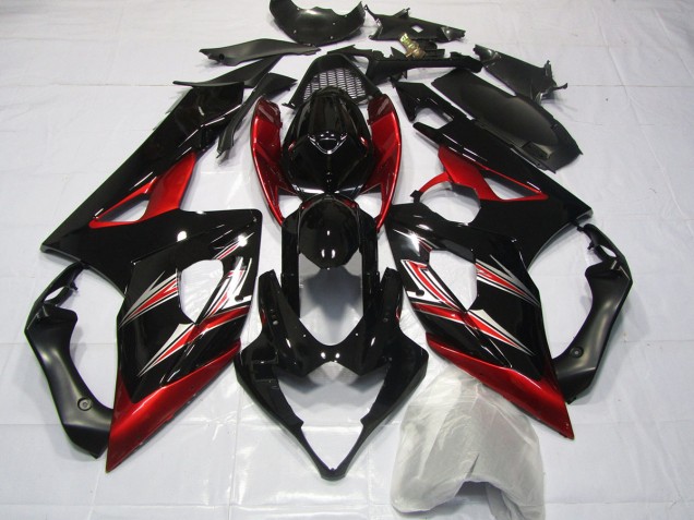 05-06 Rot & Schwarz Flare GSXR 1000 Verkleidung