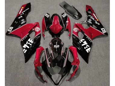 05-06 Rot & Schwarz Glänzend Kundenspezifisch GSXR 1000 Verkleidung