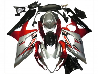 05-06 Rot & Silber GSXR 1000 Verkleidung