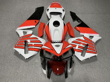 05-06 Rot & Weiße Flügel CBR600RR Verkleidung