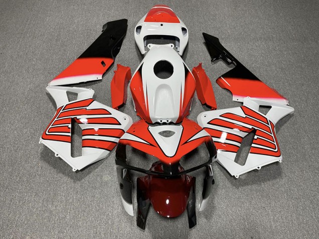 05-06 Rot & Weiße Flügel CBR600RR Verkleidung