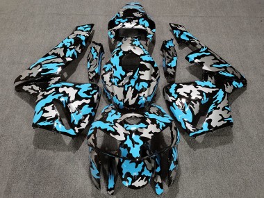 05-06 Tarnung & Hellblau CBR600RR Verkleidung