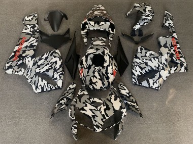 05-06 Tarnung & Rot Aufkleber CBR600RR Verkleidung