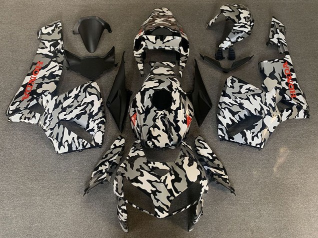05-06 Tarnung & Rot Aufkleber CBR600RR Verkleidung