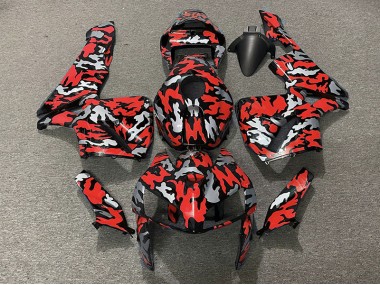 05-06 Tarnung & Rot CBR600RR Verkleidung