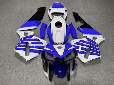 05-06 Tiefes Blau & Weiße Flügel CBR600RR Verkleidung