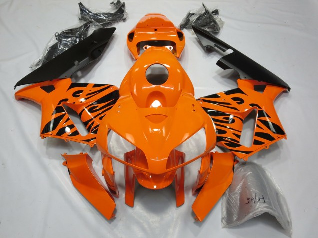 05-06 Tribal Orange CBR600RR Verkleidung