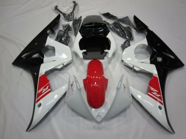 05 Schwarz Weiß & Silber R6 Verkleidung