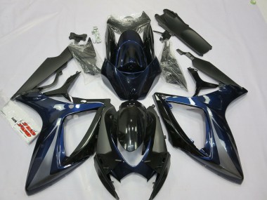 06-07 Blau & Grau GSXR 600-750 Verkleidung