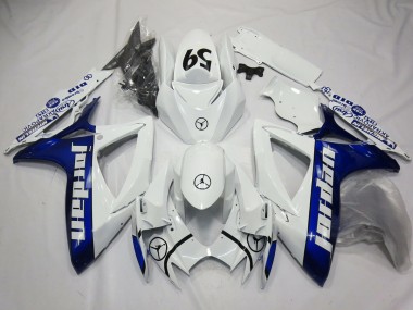 06-07 Blau Jordan GSXR 600-750 Verkleidung