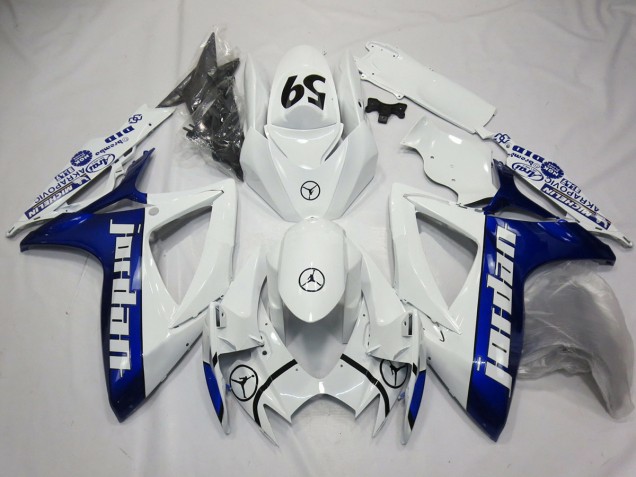 06-07 Blau Jordan GSXR 600-750 Verkleidung