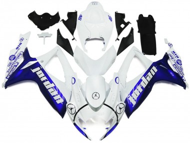 06-07 Blau & Weiß Jordan Gloss Stil GSXR 600-750 Verkleidung