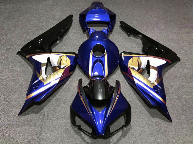 06-07 Blau & Orange Bull CBR1000RR Verkleidung