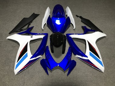 06-07 Blauweiß & Schwarz GSXR 600-750 Verkleidung