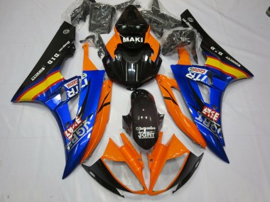 06-07 Blauorange R6 Verkleidung