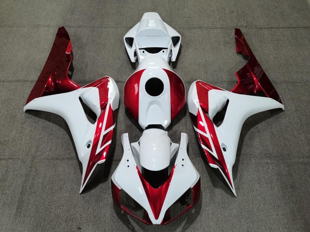 06-07 Candy Red & Weiß CBR1000RR Verkleidung