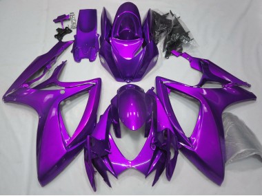 06-07 Glanz Lila Schlicht GSXR 600-750 Verkleidung