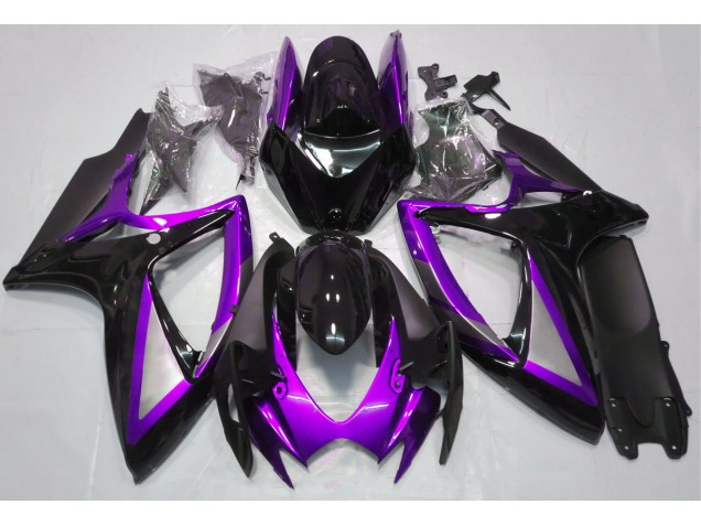 06-07 Glanz Lila & Schwarz GSXR 600-750 Verkleidung