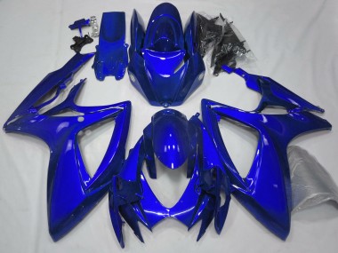 06-07 Glänzend Blau Plain GSXR 600-750 Verkleidung