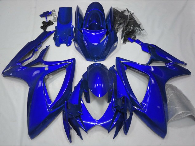 06-07 Glänzend Blau Plain GSXR 600-750 Verkleidung