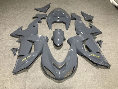06-07 Glattes Grau & Gelb ZX10R Verkleidung